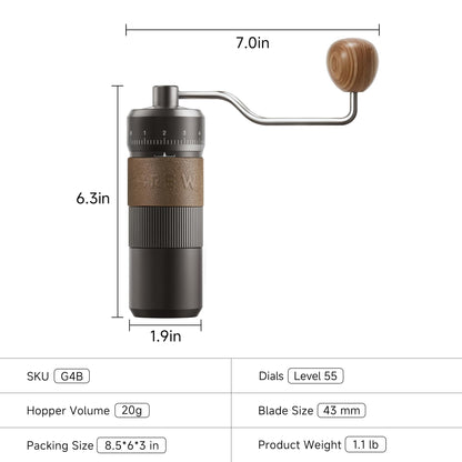 G4B, Manual Coffee Grinder Portable