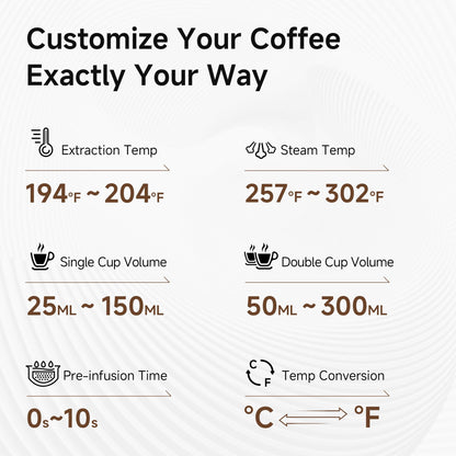 H10A, Semi-automatic Espresso Machine